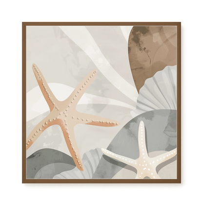 Starfish Calm Canvas Wall Art