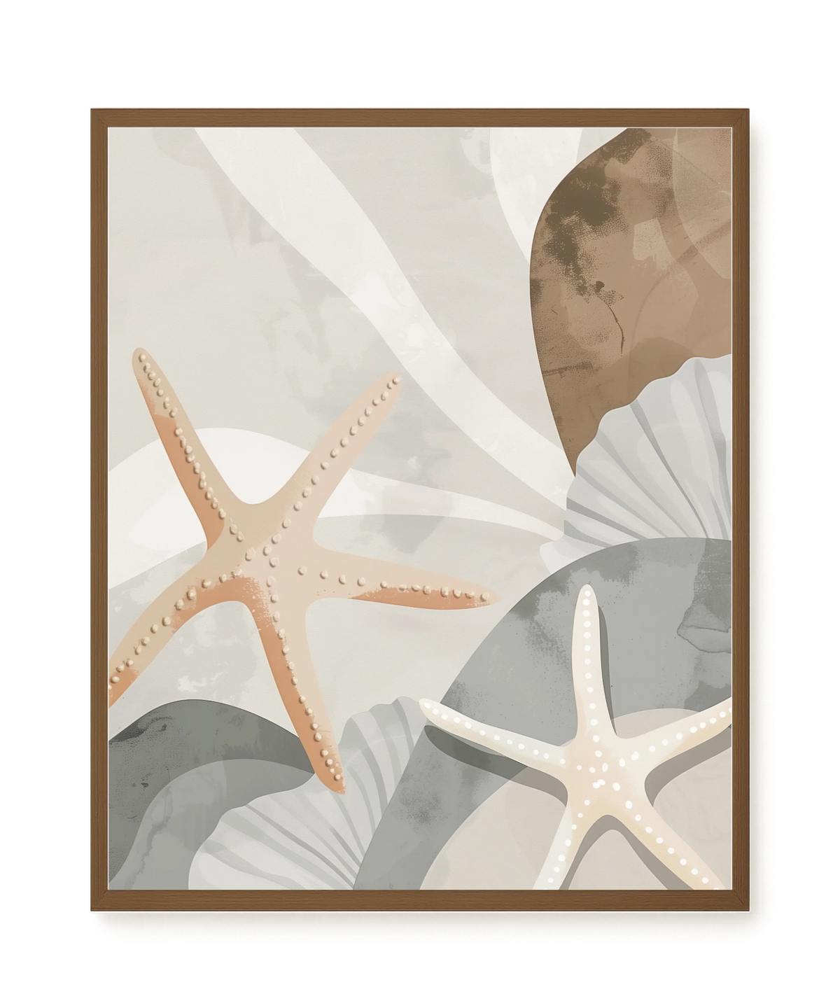 Starfish Calm Canvas Wall Art