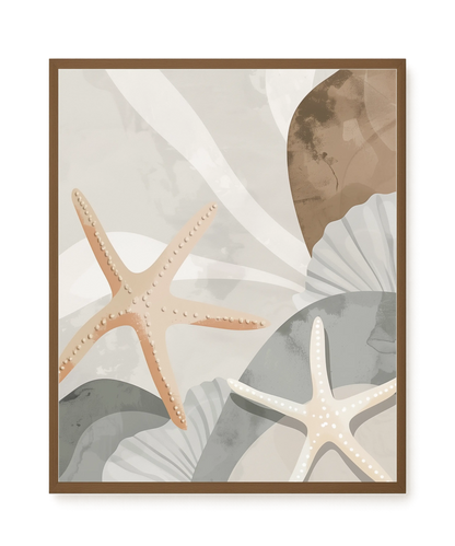 Starfish Calm Canvas Wall Art
