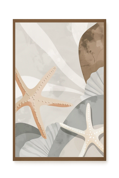 Starfish Calm Canvas Wall Art