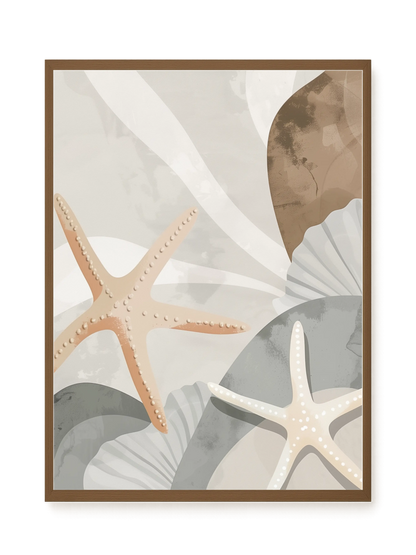Starfish Calm Canvas Wall Art