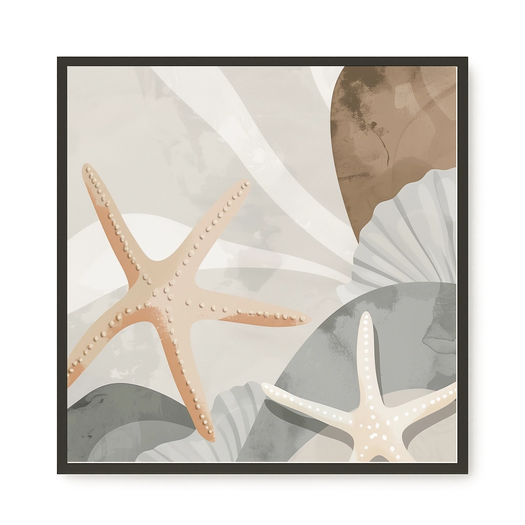 Starfish Calm Canvas Wall Art