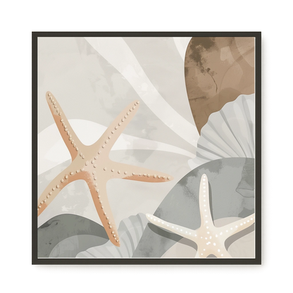 Starfish Calm Canvas Wall Art
