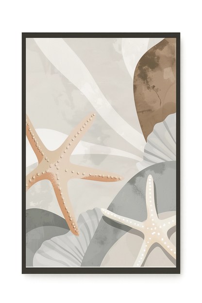 Starfish Calm Canvas Wall Art