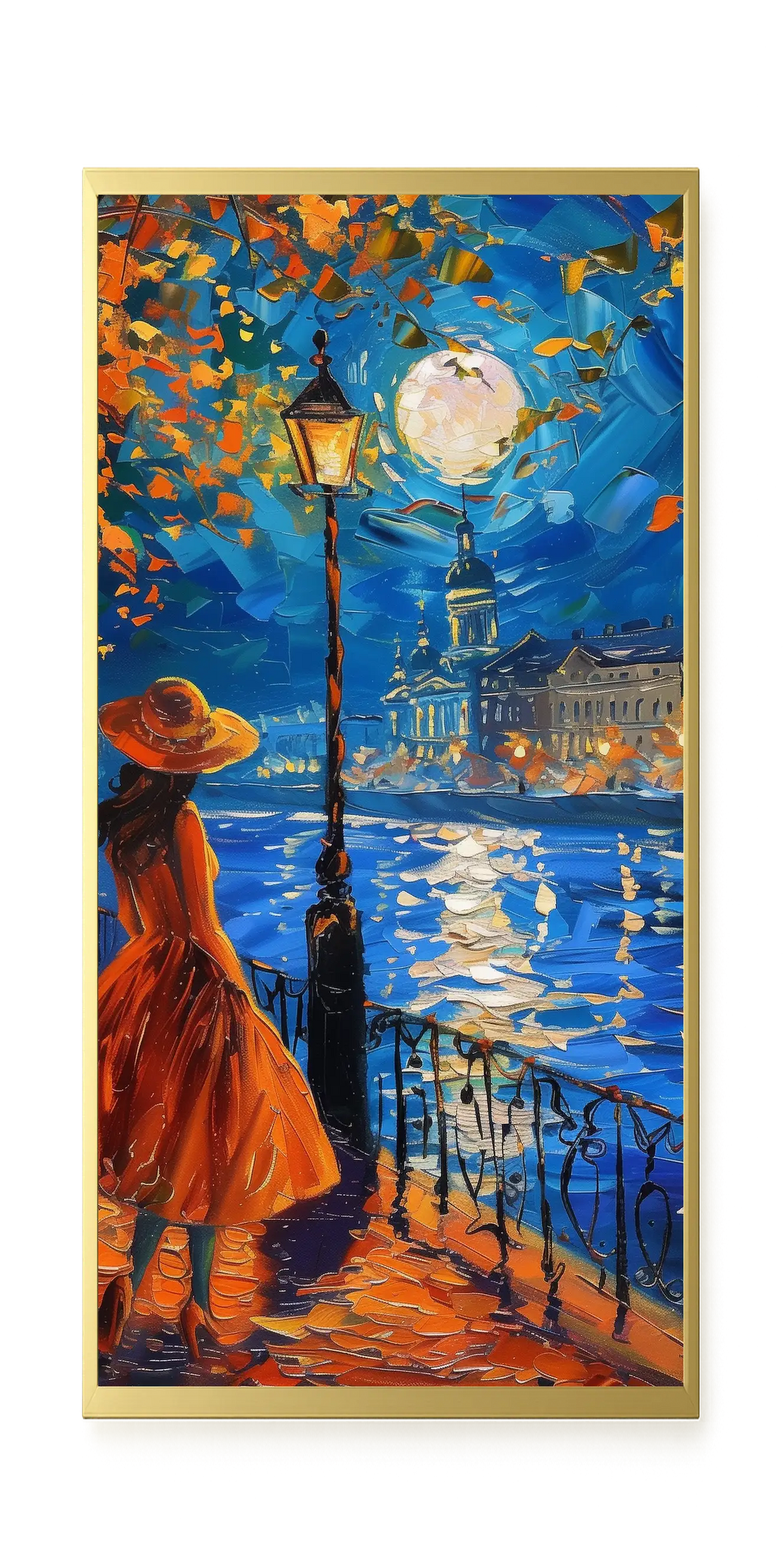 Moonlight Walk Canvas Wall Art