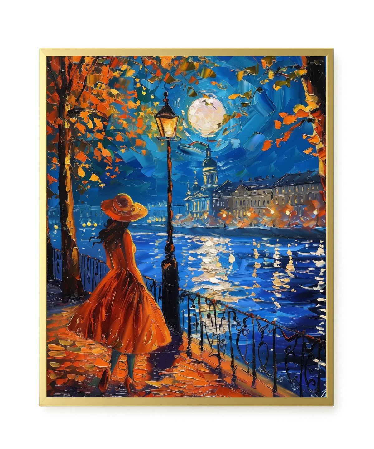 Moonlight Walk Canvas Wall Art