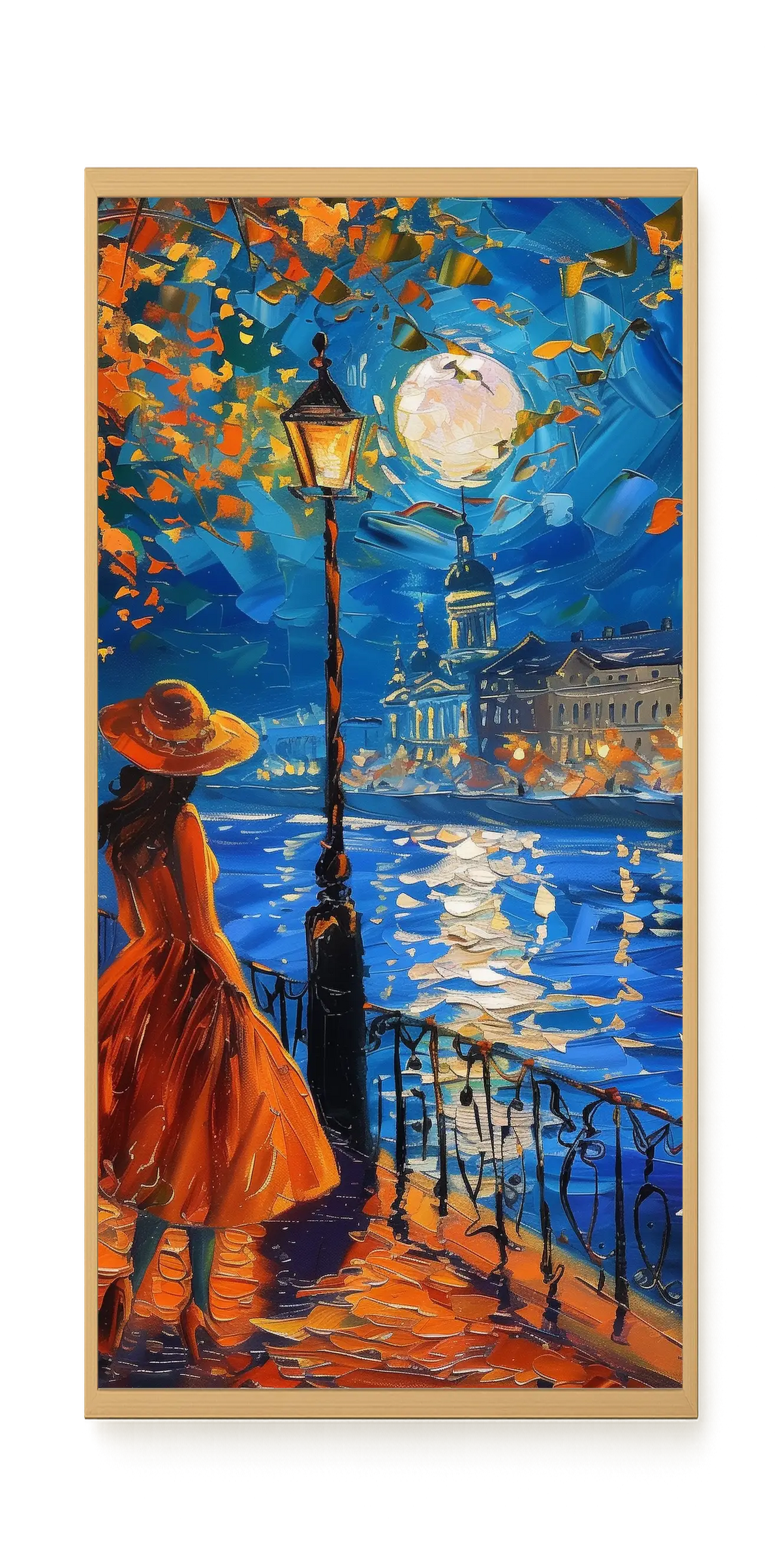 Moonlight Walk Canvas Wall Art