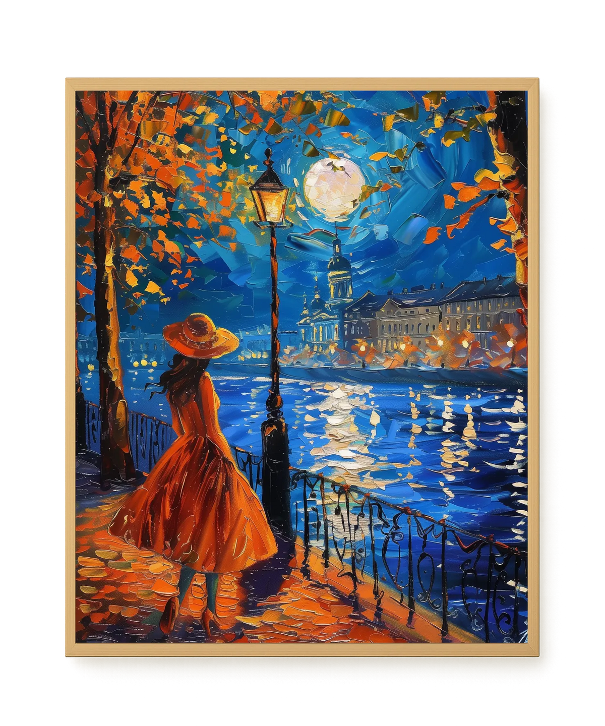 Moonlight Walk Canvas Wall Art
