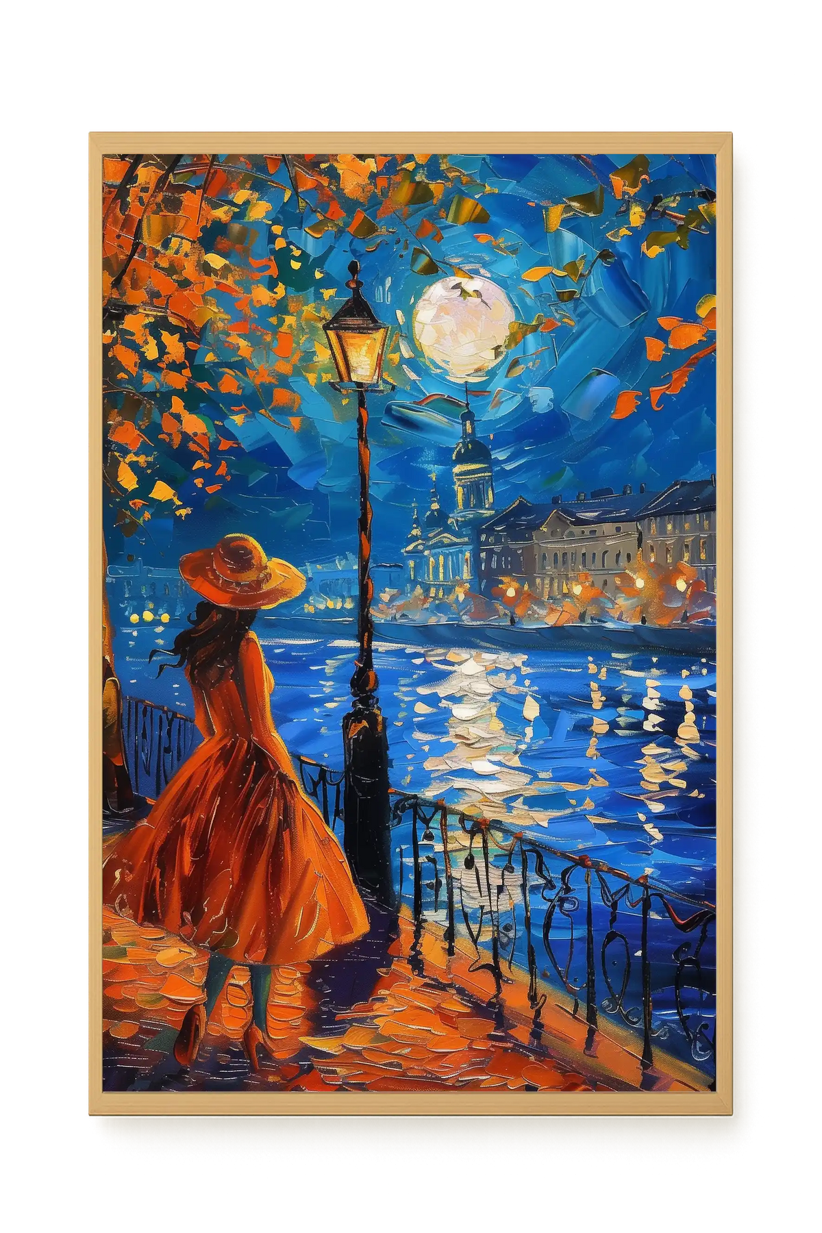 Moonlight Walk Canvas Wall Art
