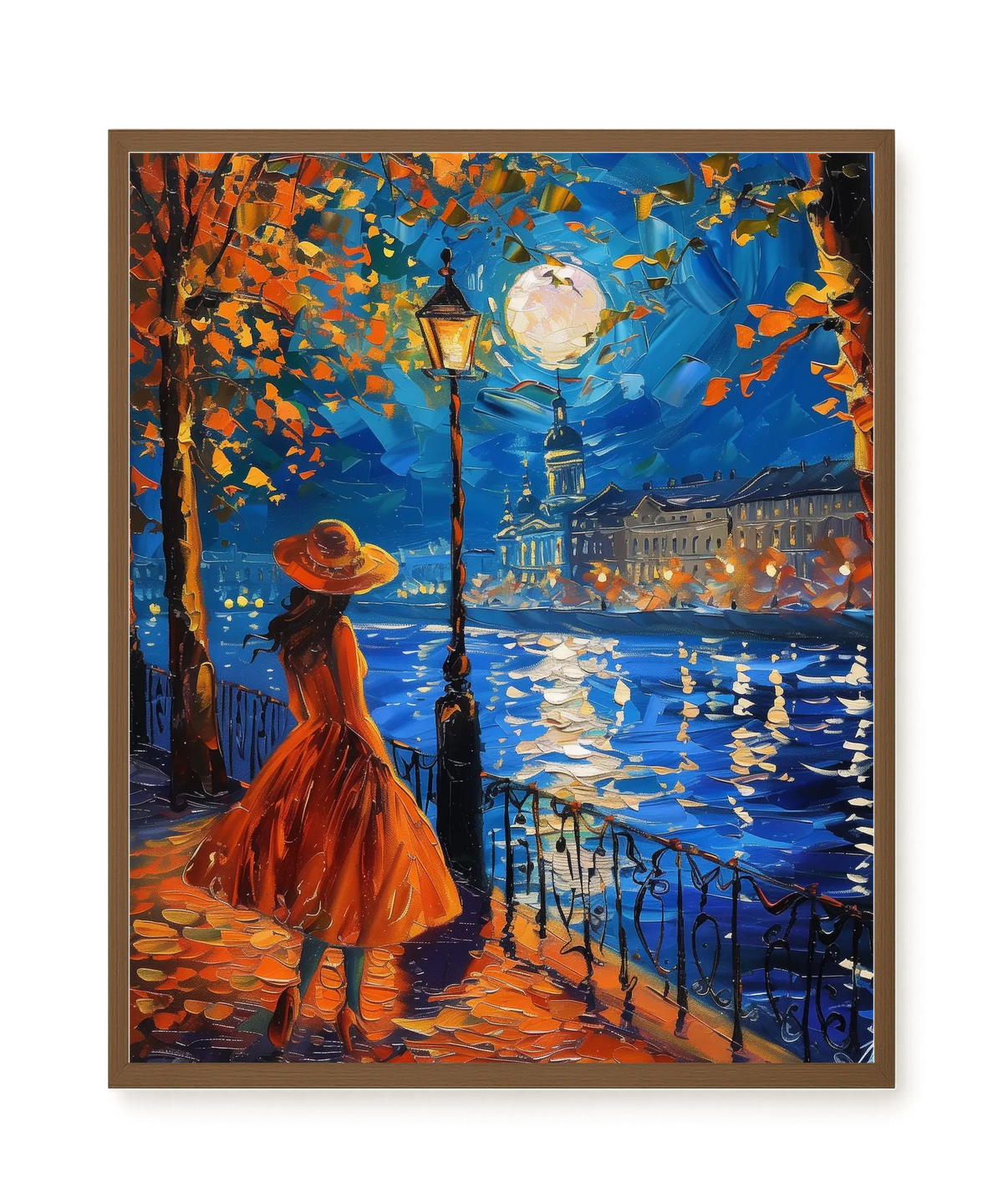 Moonlight Walk Canvas Wall Art