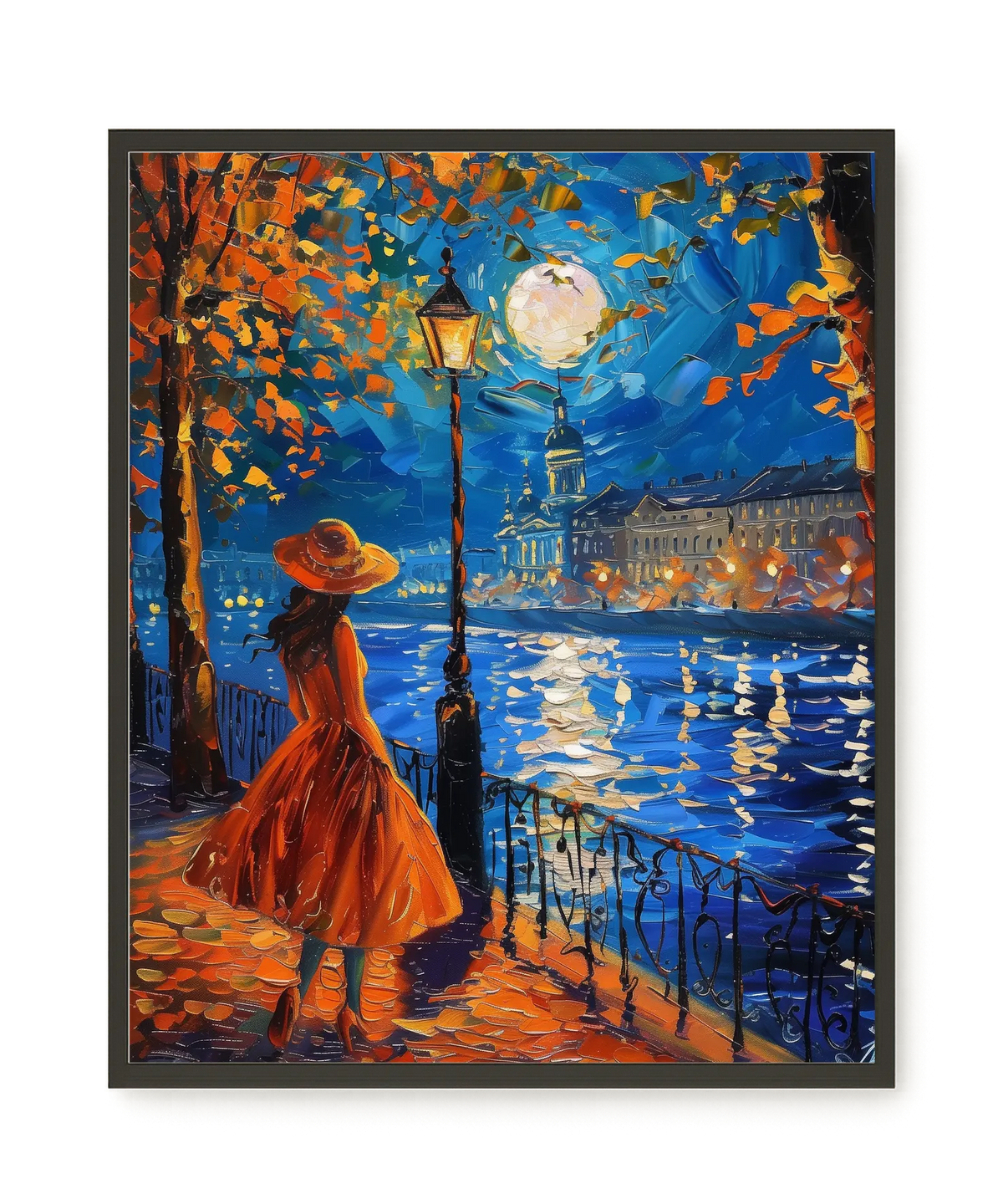 Moonlight Walk Canvas Wall Art