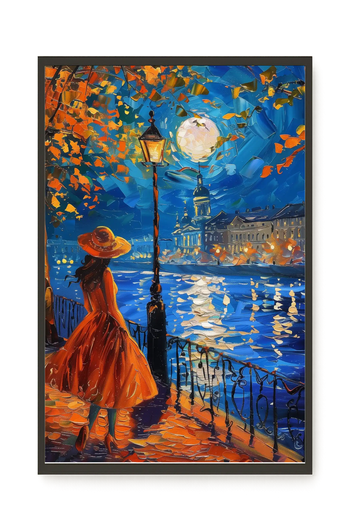 Moonlight Walk Canvas Wall Art