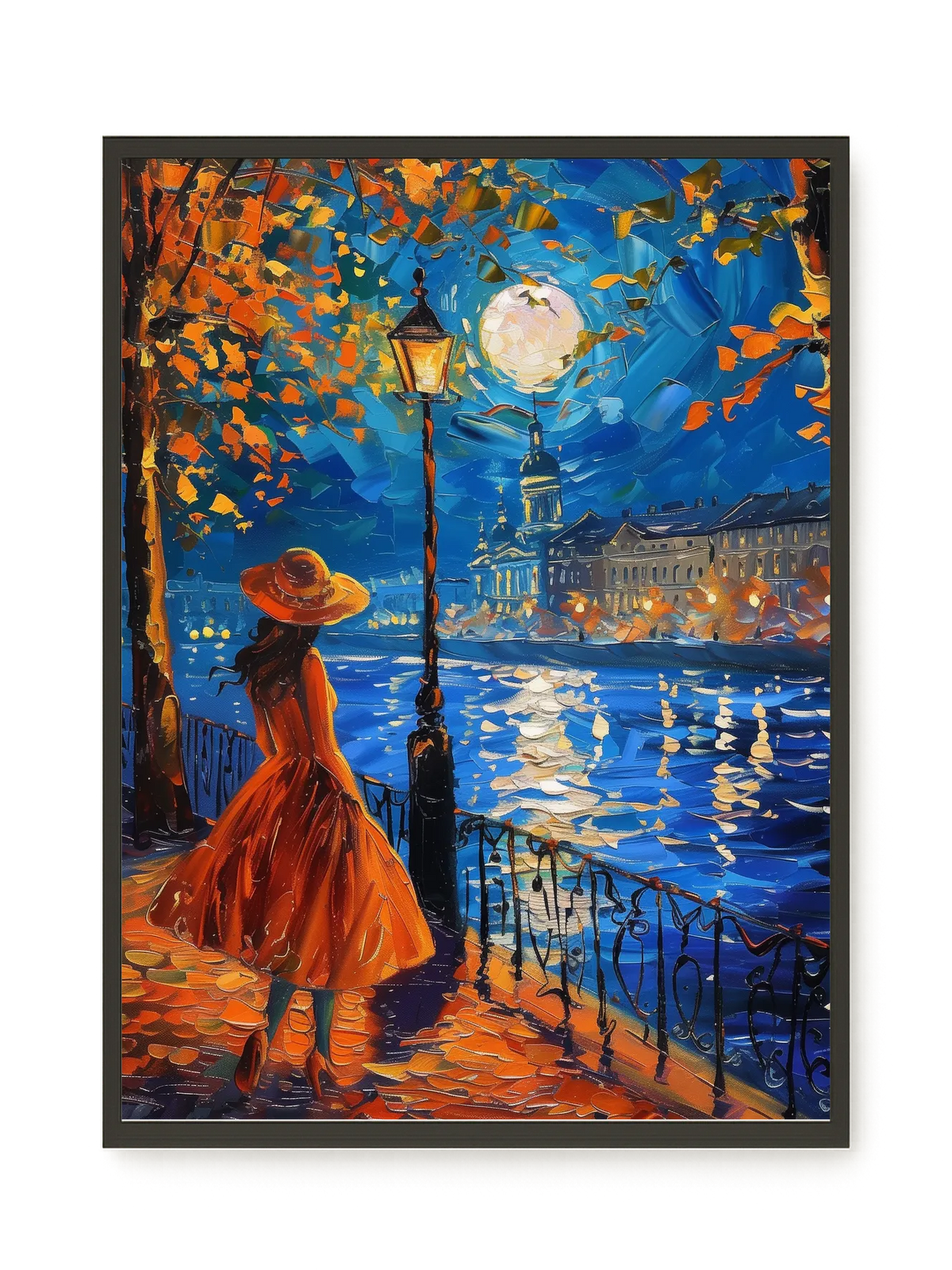 Moonlight Walk Canvas Wall Art