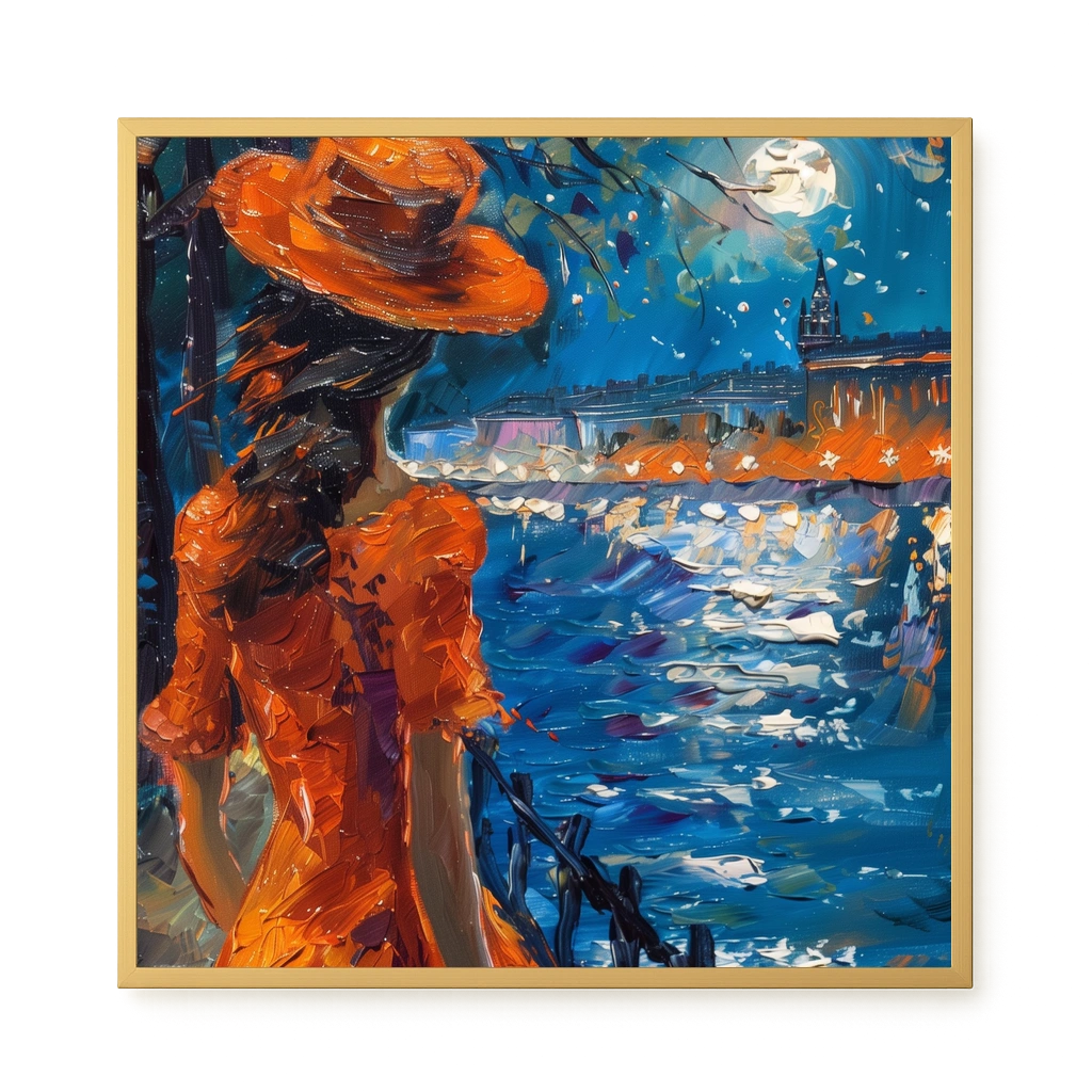 Night Reflection Canvas Print