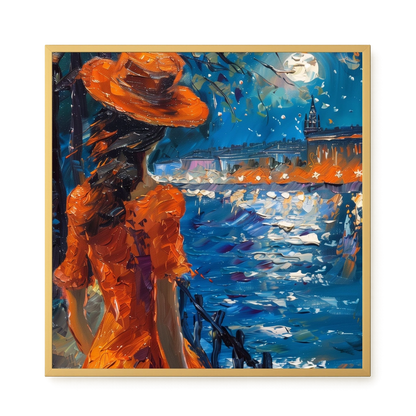 Night Reflection Canvas Print