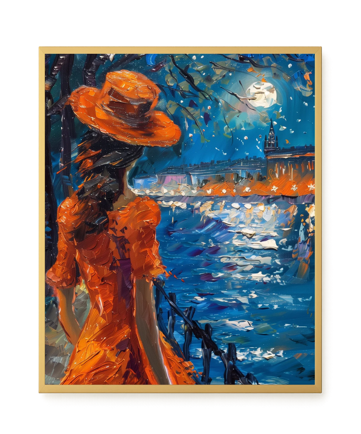 Night Reflection Canvas Print