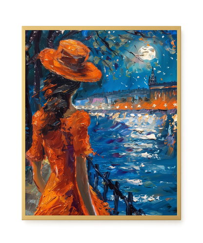 Night Reflection Canvas Print