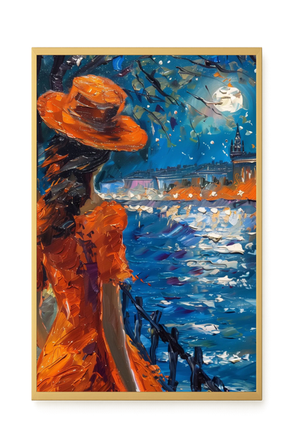 Night Reflection Canvas Print