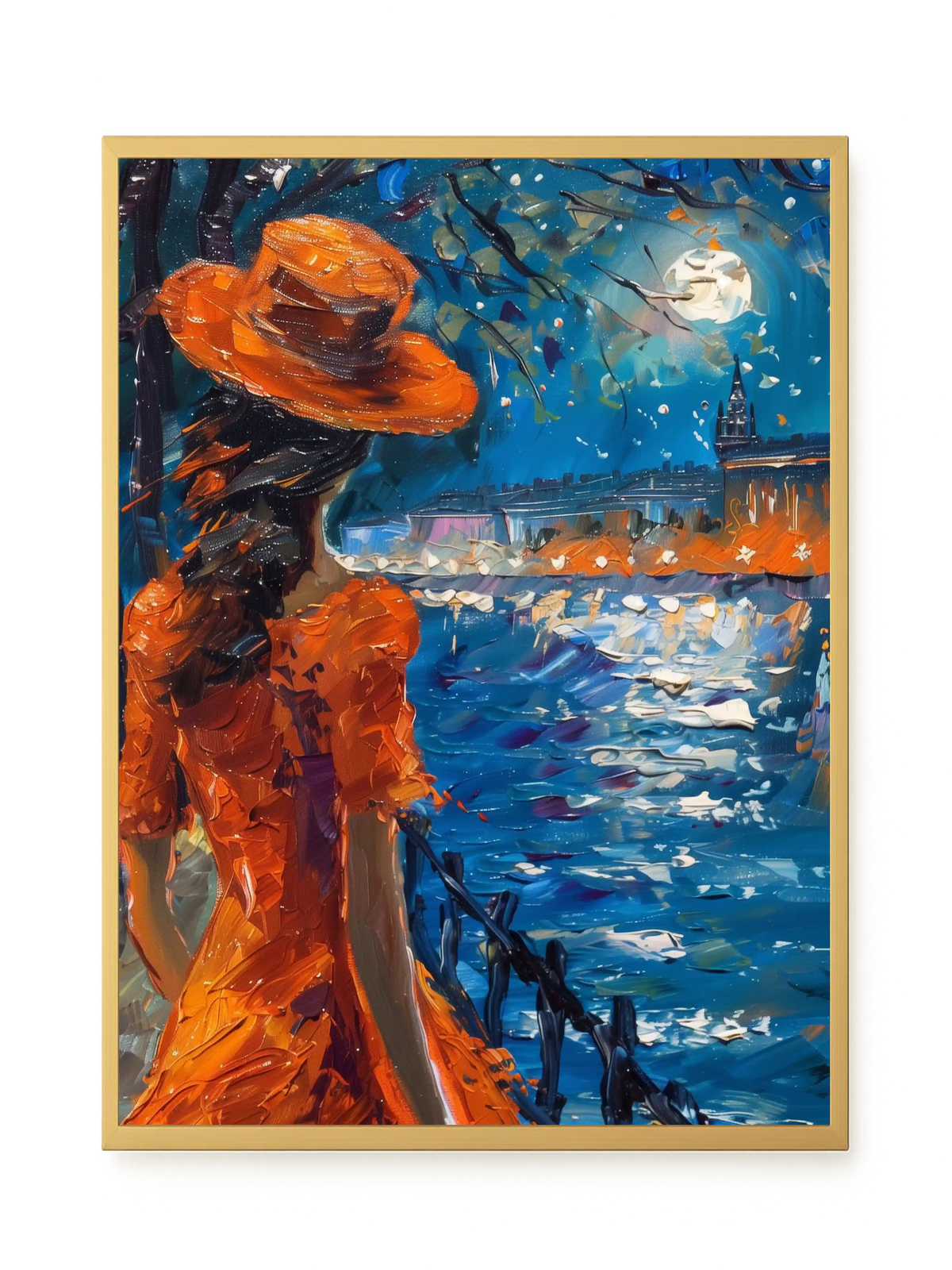 Night Reflection Canvas Print