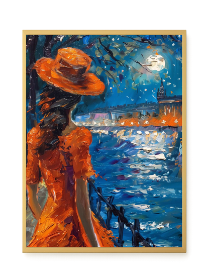 Night Reflection Canvas Print