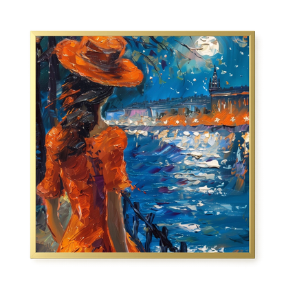 Night Reflection Canvas Print