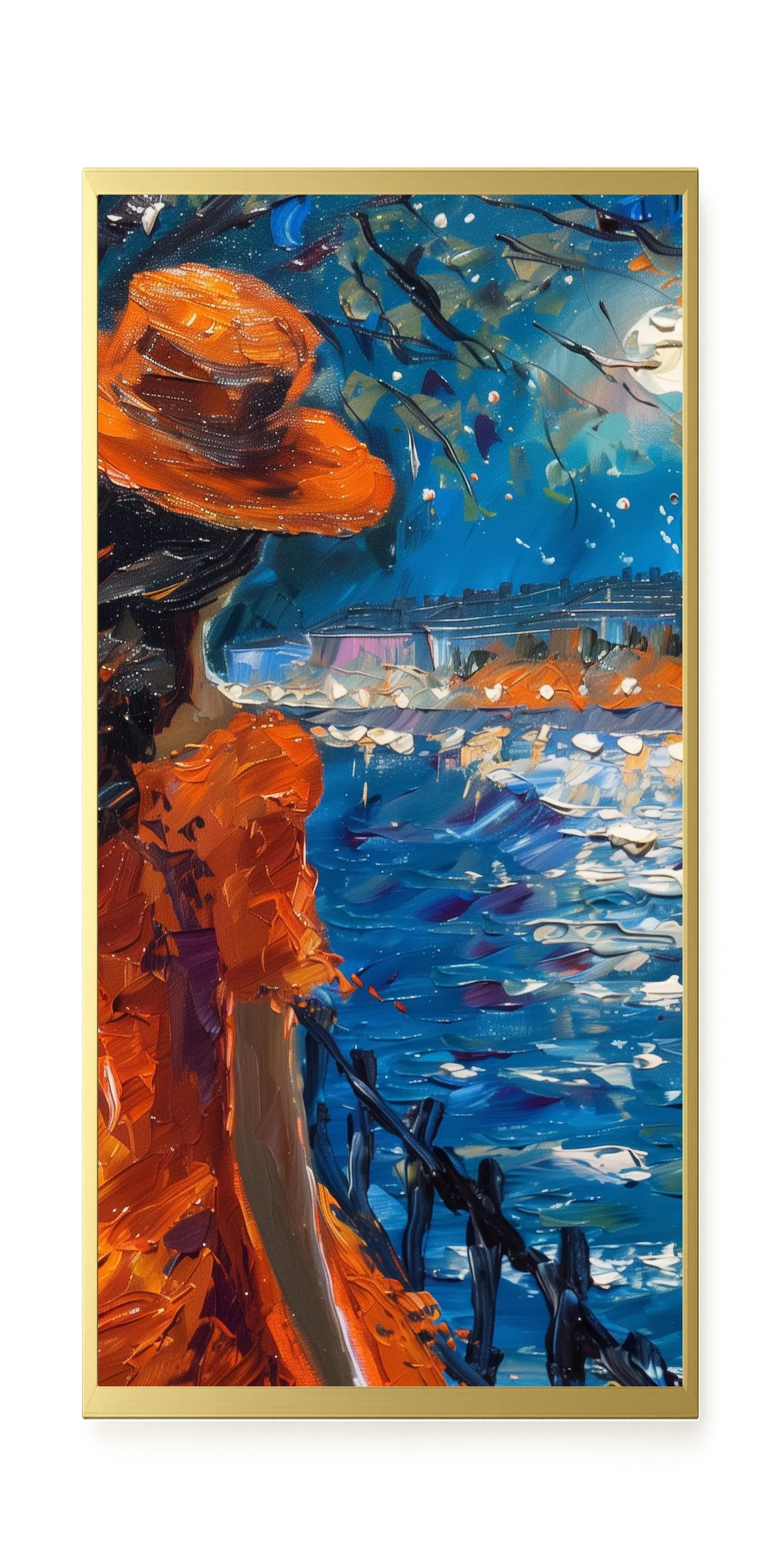 Night Reflection Canvas Print