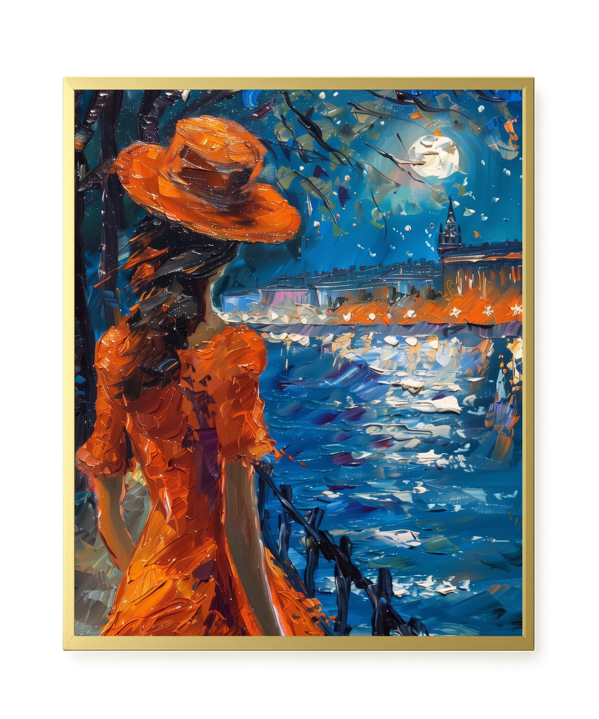 Night Reflection Canvas Print