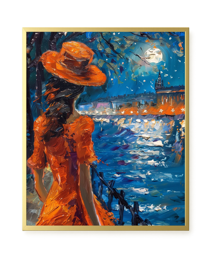 Night Reflection Canvas Print