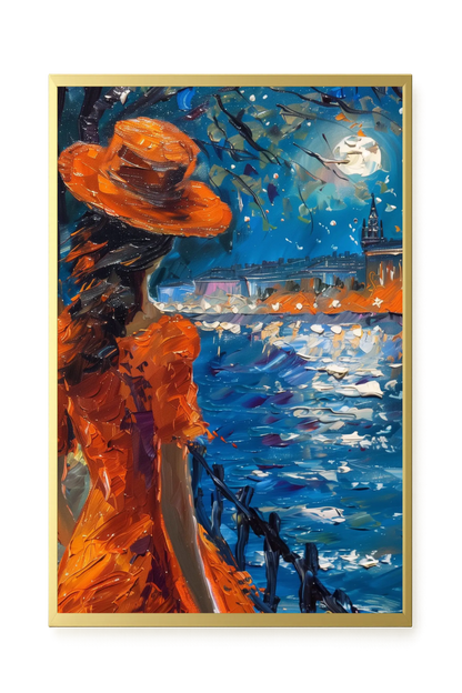 Night Reflection Canvas Print