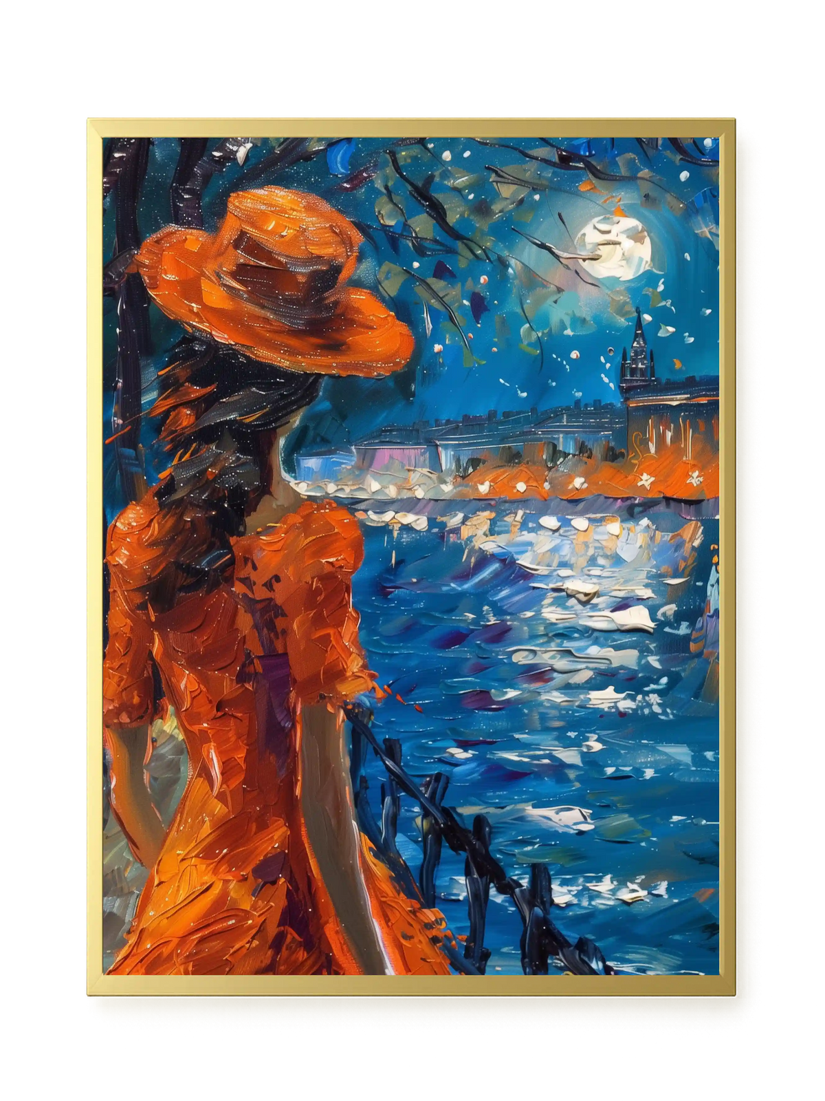 Night Reflection Canvas Print