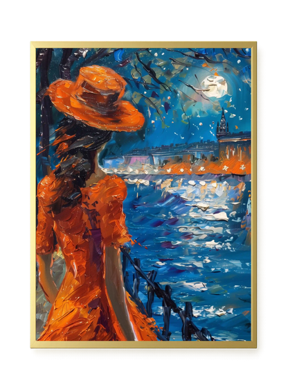 Night Reflection Canvas Print