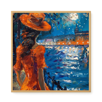 Night Reflection Canvas Print