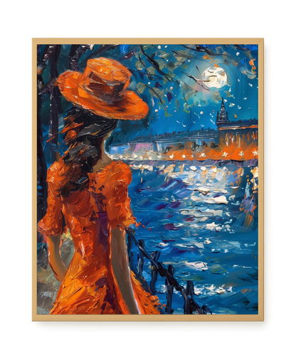 Night Reflection Canvas Print