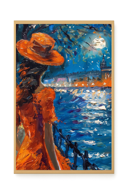 Night Reflection Canvas Print