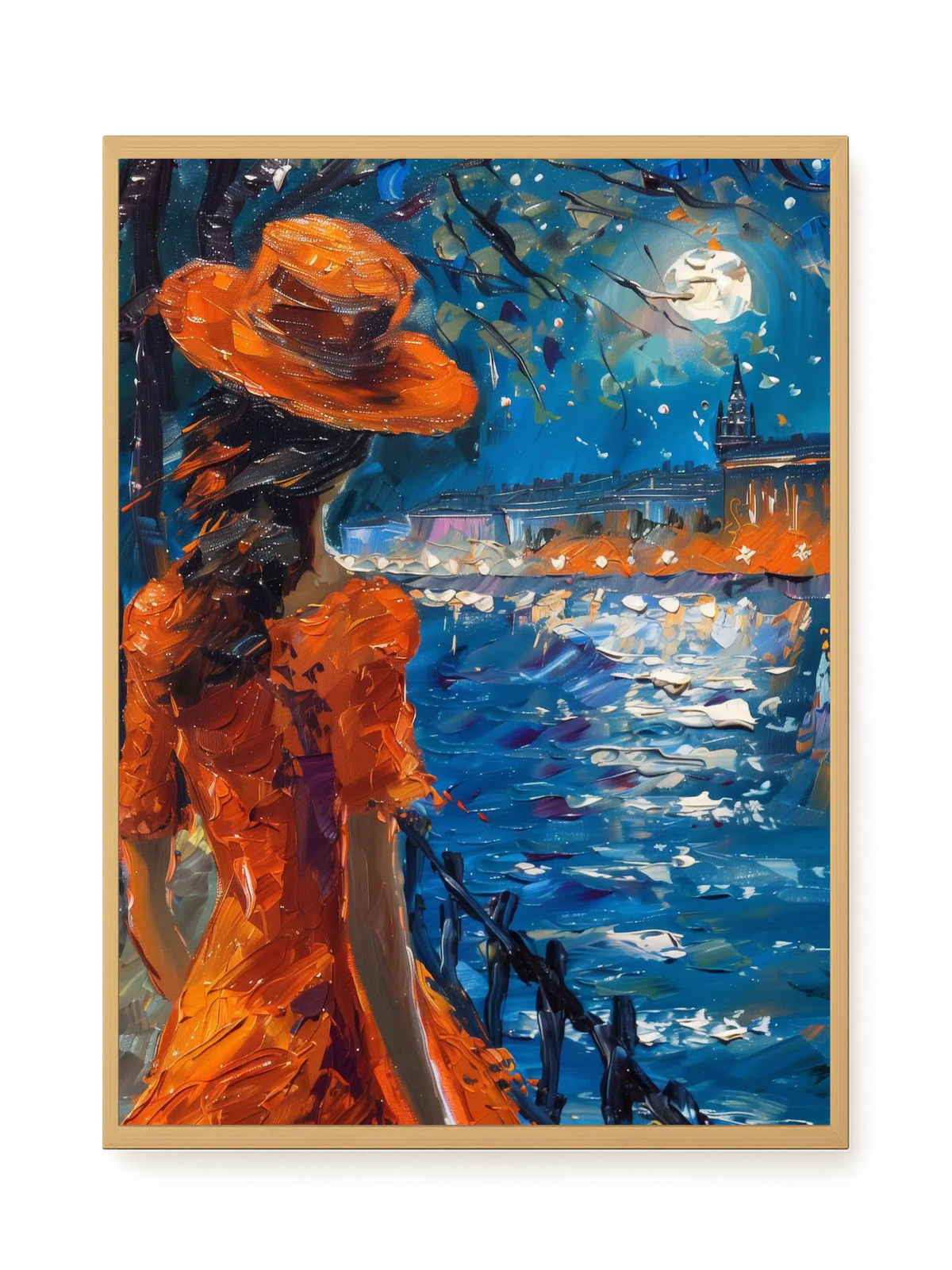 Night Reflection Canvas Print