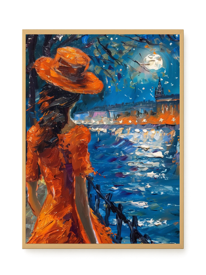 Night Reflection Canvas Print