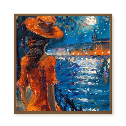 Night Reflection Canvas Print