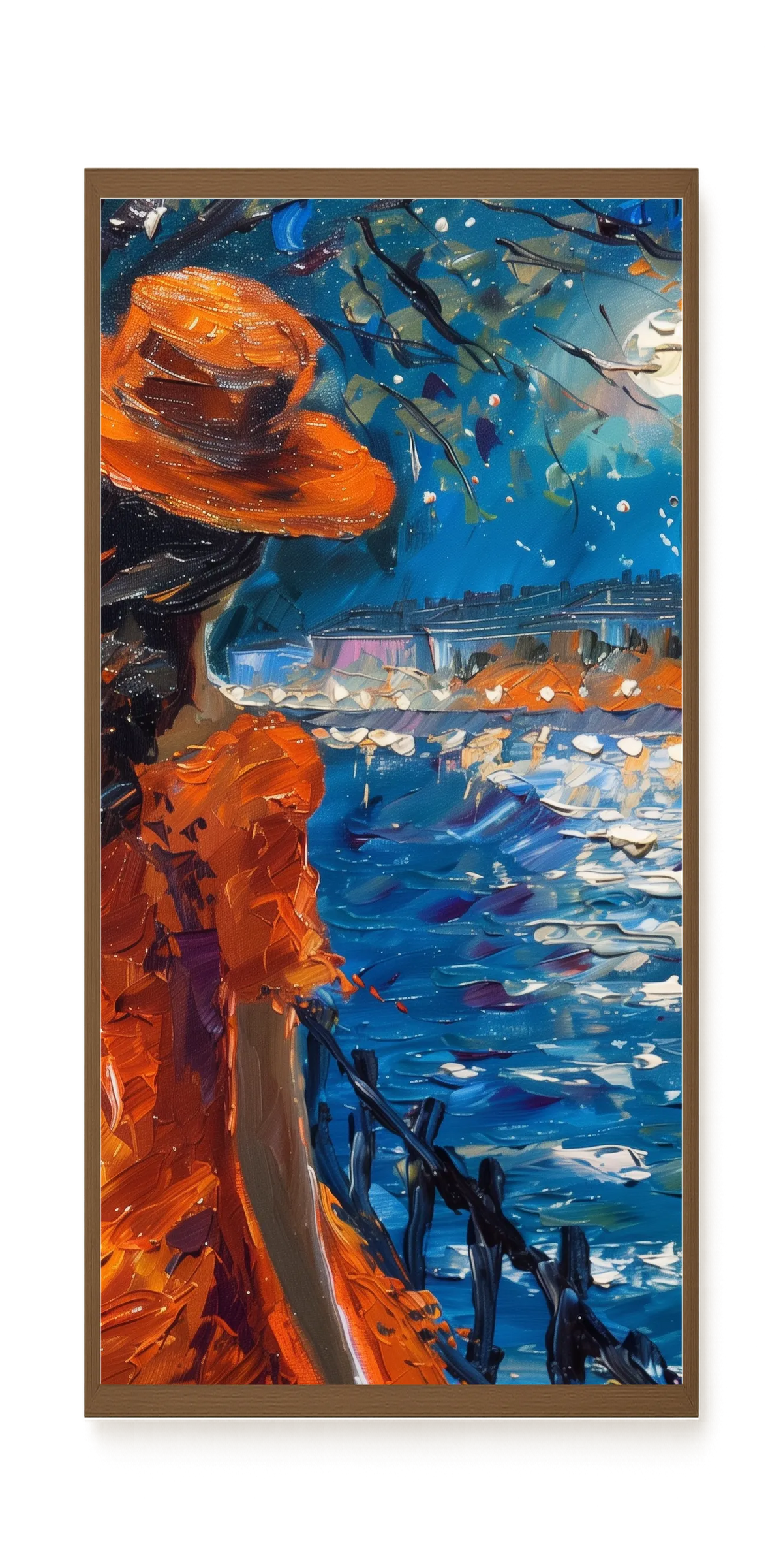 Night Reflection Canvas Print