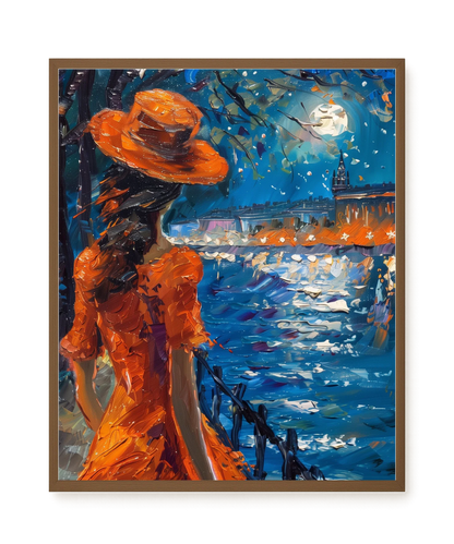 Night Reflection Canvas Print