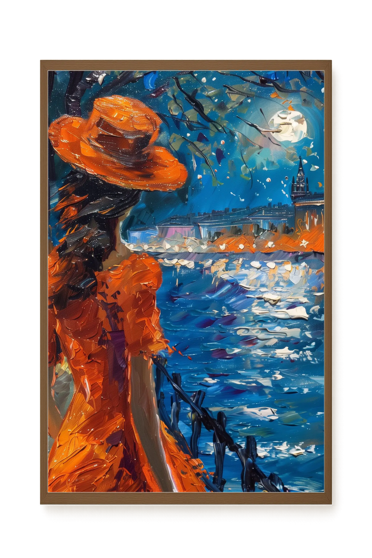 Night Reflection Canvas Print
