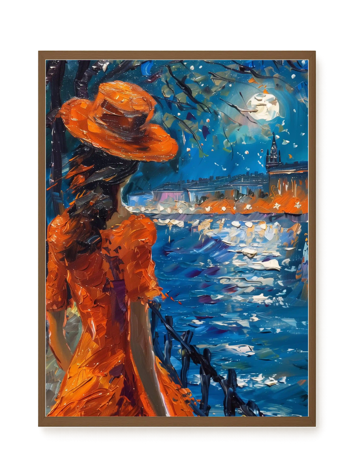 Night Reflection Canvas Print