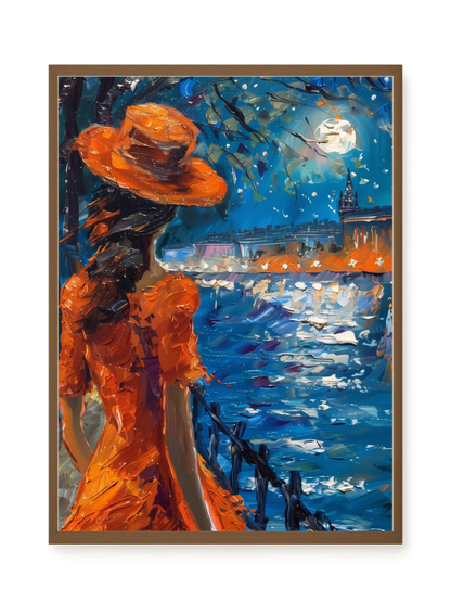 Night Reflection Canvas Print