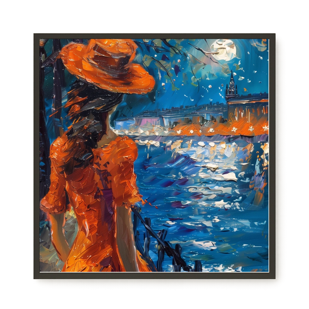Night Reflection Canvas Print