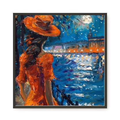 Night Reflection Canvas Print