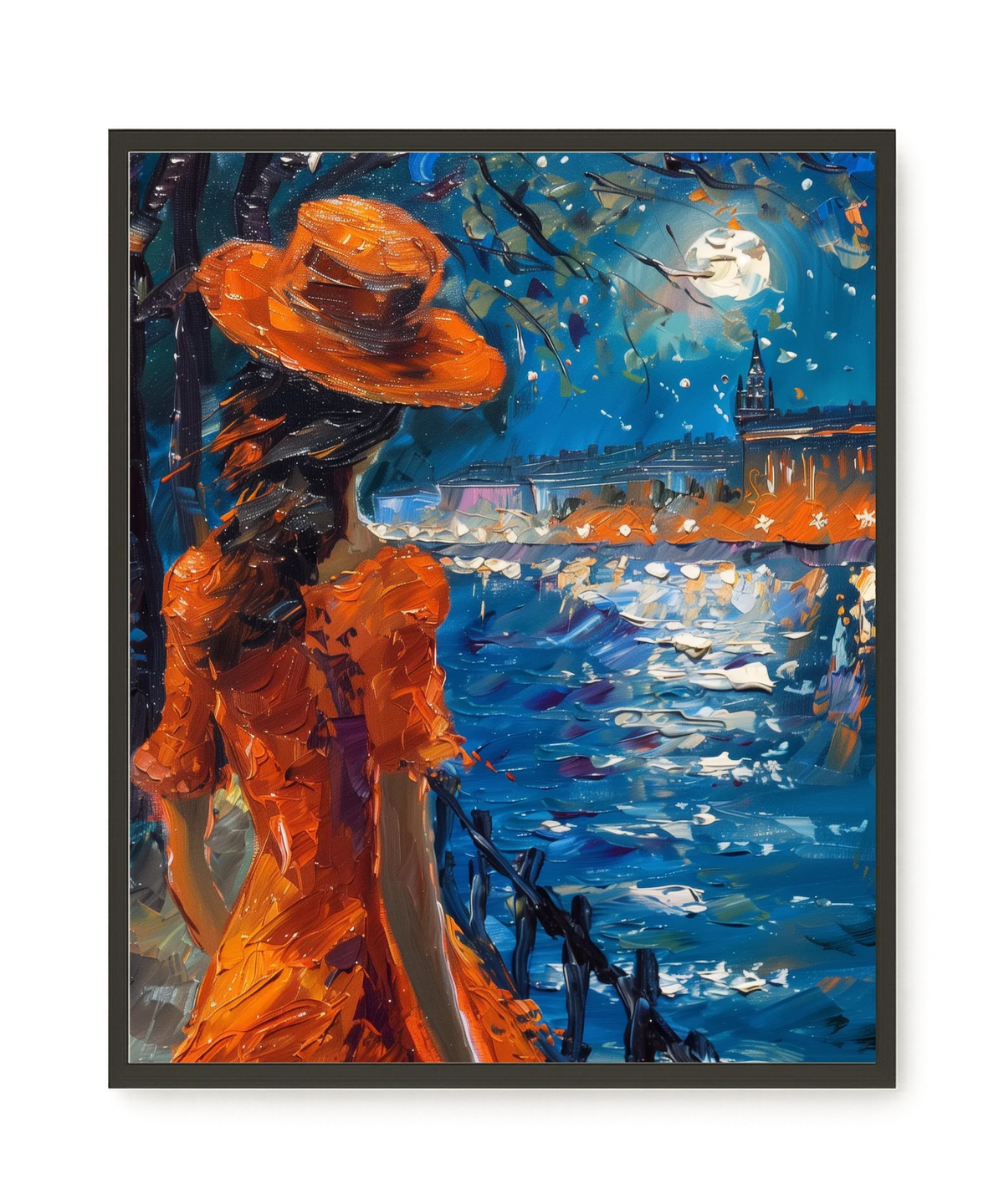 Night Reflection Canvas Print
