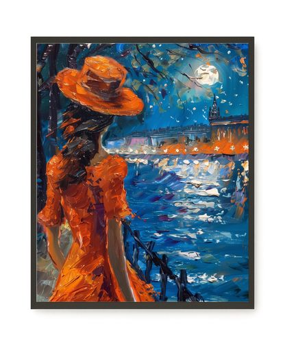 Night Reflection Canvas Print