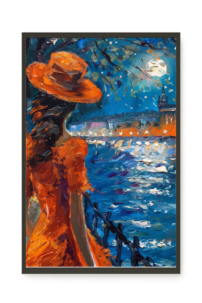 Night Reflection Canvas Print