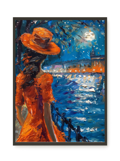 Night Reflection Canvas Print