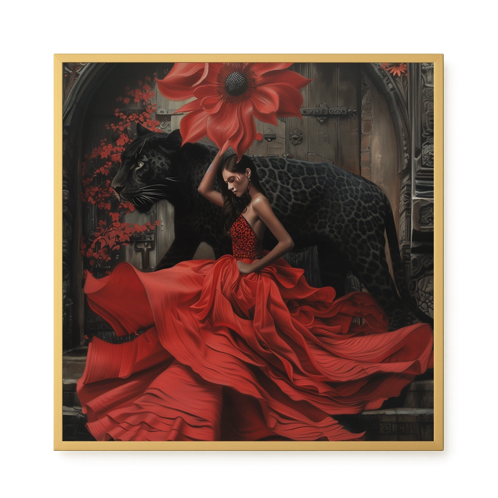 Shadow Dance Canvas Wall Art