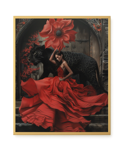 Shadow Dance Canvas Wall Art